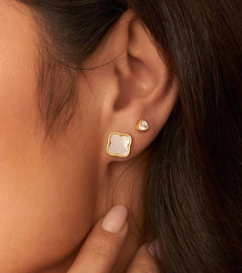Gold Stud Earrings